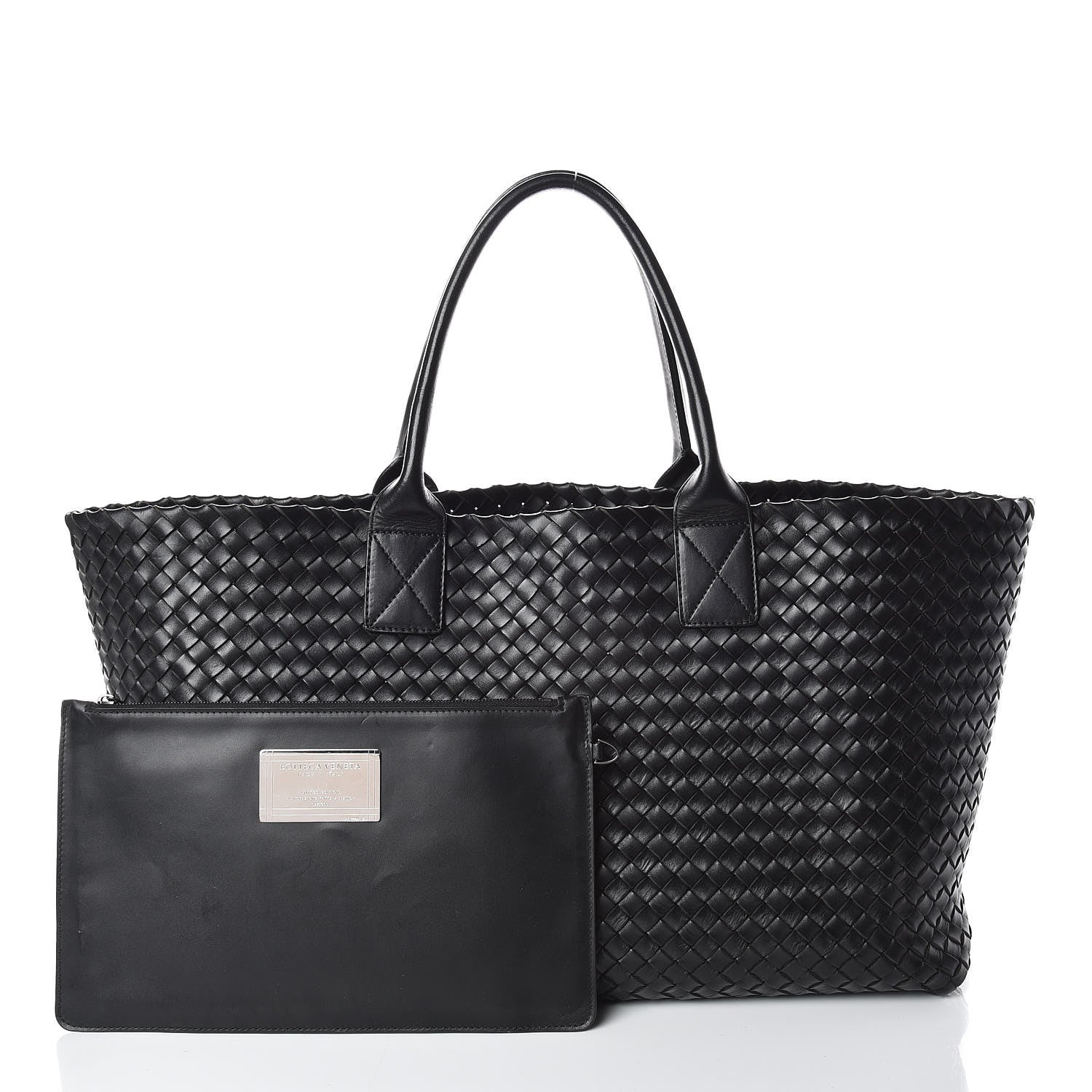 Bottega Veneta Nappa Intrecciato Medium Cabat Black 3 of 10