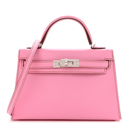 Hermes Epsom Mini Kelly Sellier 20 5P Pink 1 of 11