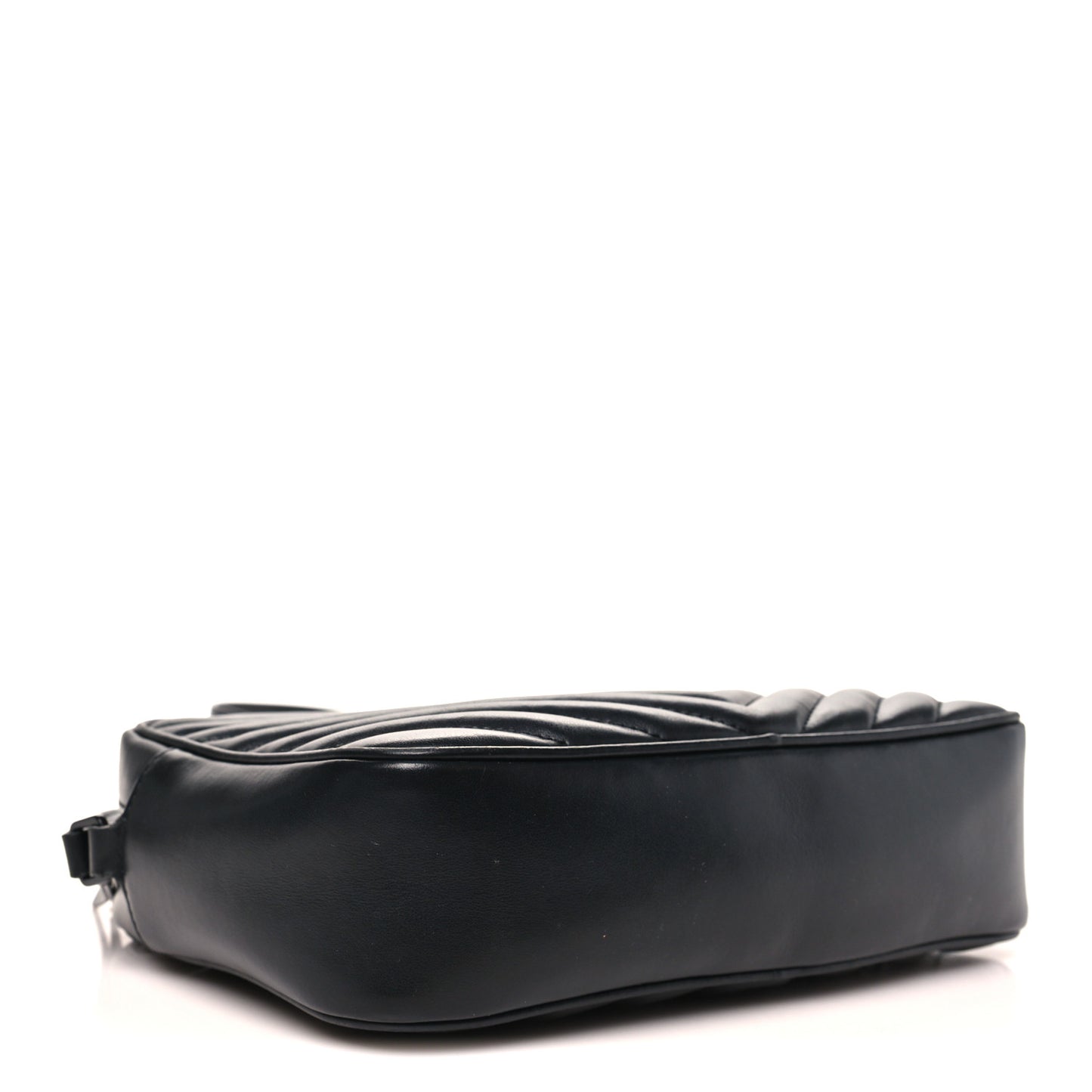 Calfskin Matelasse Monogram Monochrome Lou Camera Bag Black