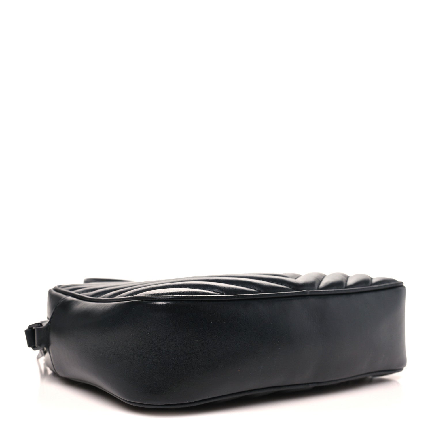 Saint Laurent Calfskin Matelasse Monogram Monochrome Lou Camera Bag Black 4 of 12