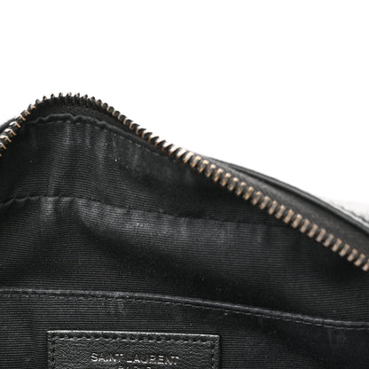 Saint Laurent Calfskin Matelasse Monogram Monochrome Lou Camera Bag Black 11 of 11