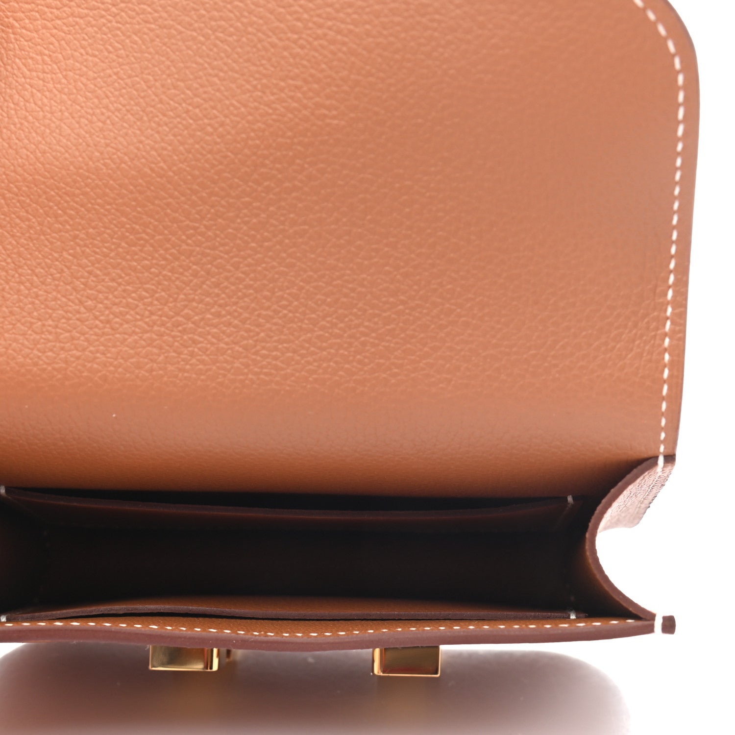 Hermes Evercolor Constance Slim Wallet Gold 5 of 7