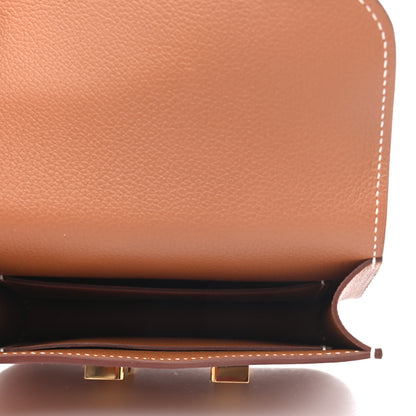 Hermes Evercolor Constance Slim Wallet Gold 5 of 7