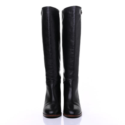 Gucci Calfskin Piuma Lux Energy High Boots 36 Black 2 of 20