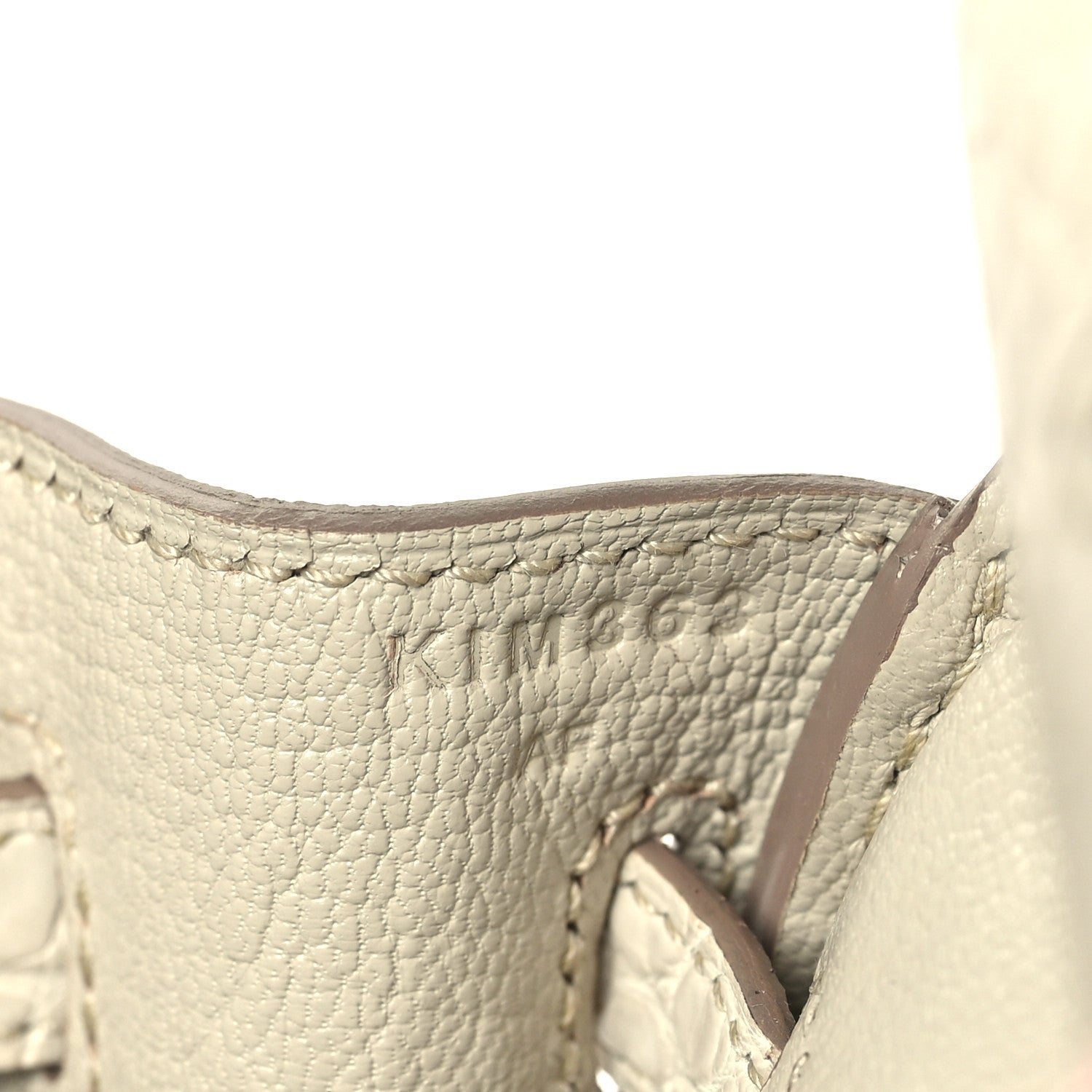Hermes Matte Alligator Birkin 25 Beton 6 of 10