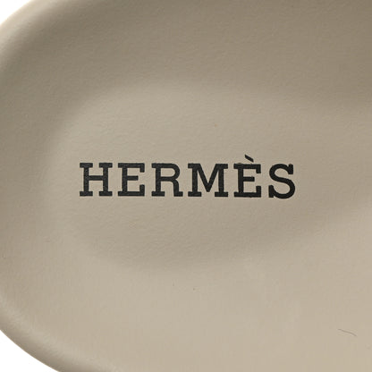 Hermes Calfskin Womens Chypre Sandals 39 Beige Mastic 6 of 9