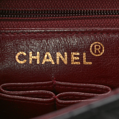 Chanel Lambskin Quilted Mini Square Flap Bag Black 6 of 10
