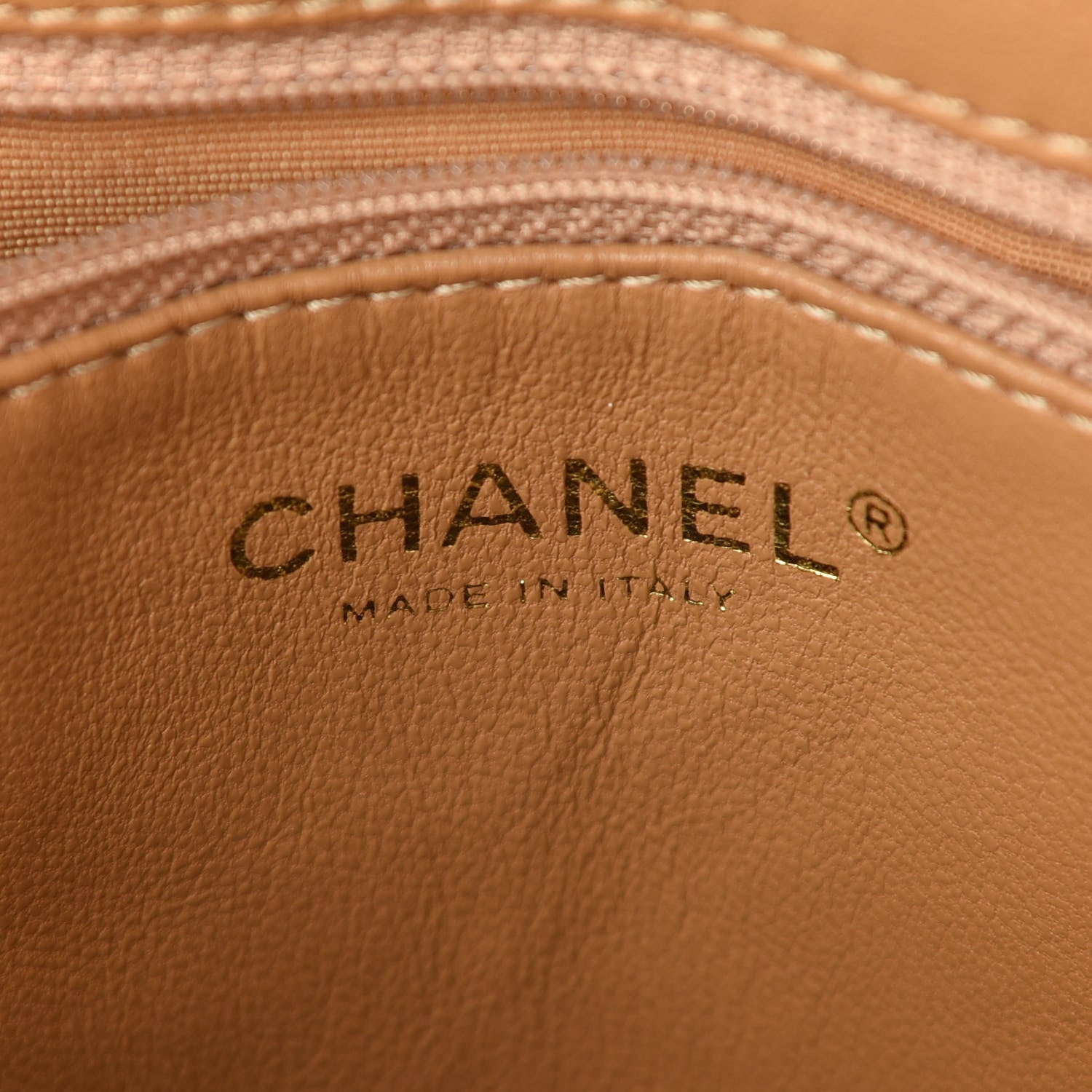 Chanel Caviar Quilted Medallion Tote Beige 6 of 9