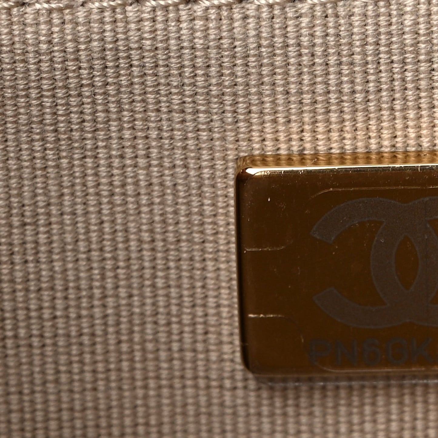 Metallic Lambskin Quilted Wallet On Chain WOC Gold