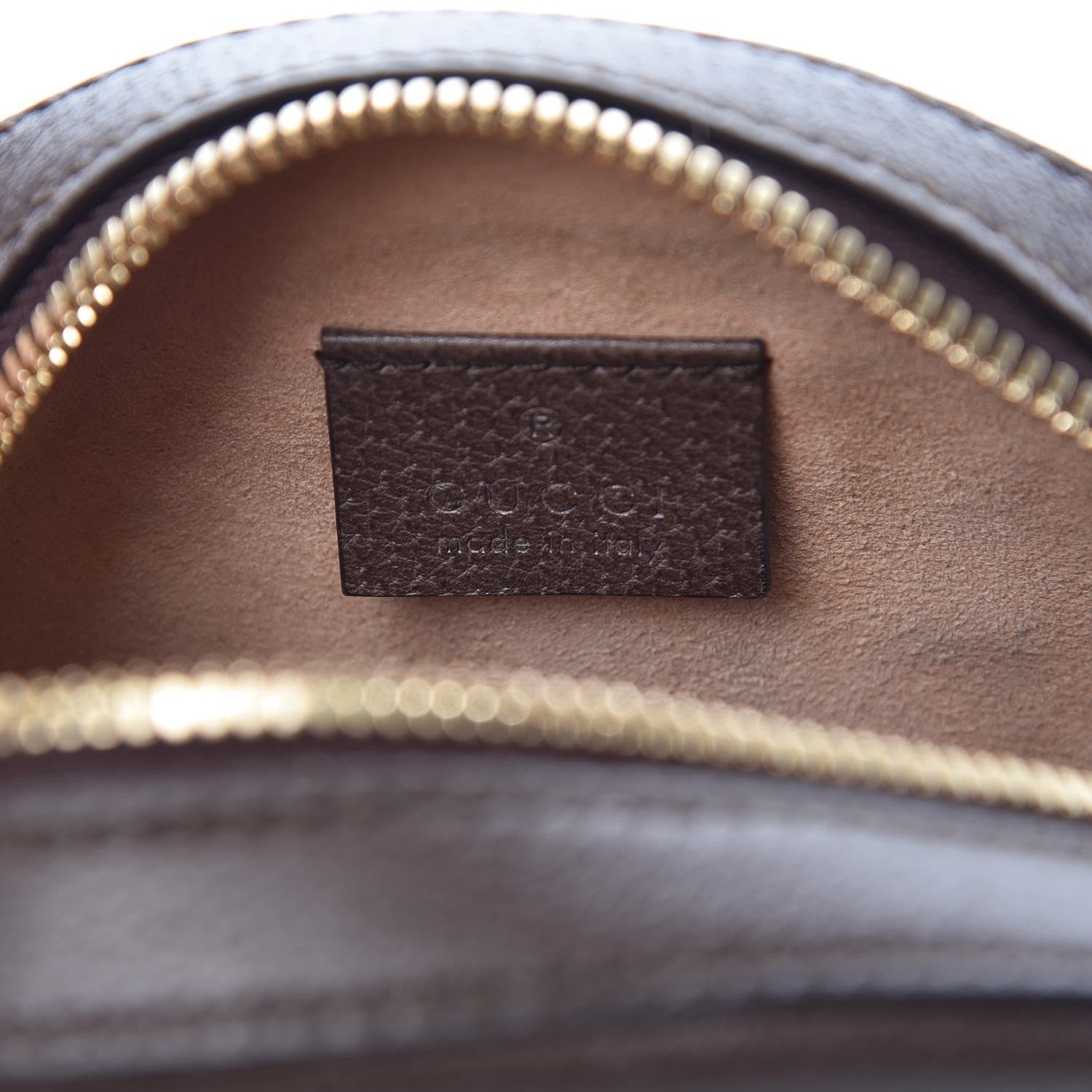 Gucci GG Supreme Monogram Web Mini Ophidia Round Shoulder Bag Brown 6 of 7