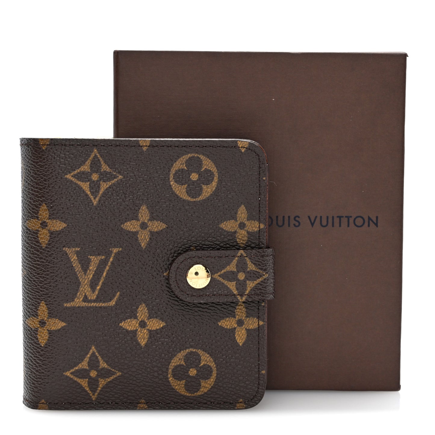 Monogram Compact Zippe Zipped Wallet