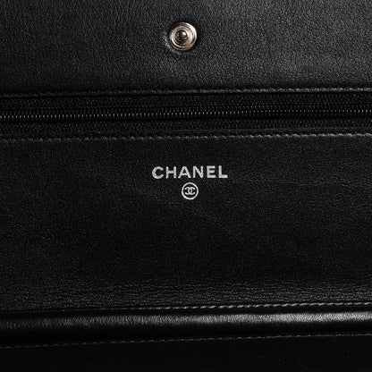 Chanel Caviar Timeless CC Wallet on Chain WOC Black 6 of 9