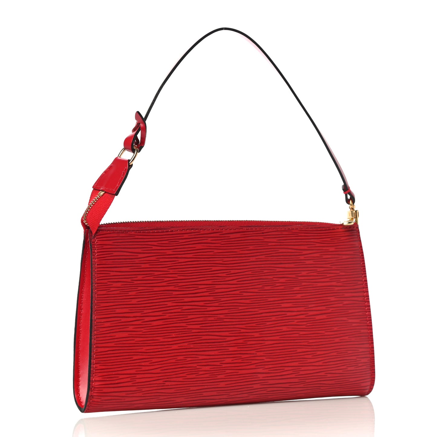Epi Pochette Accessories 24 Castillan Red