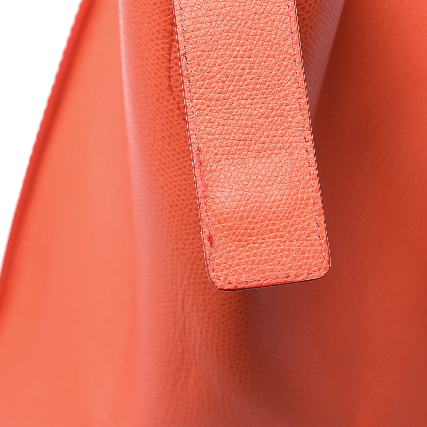 Grained Calfskin Medium Phantom Luggage Coral