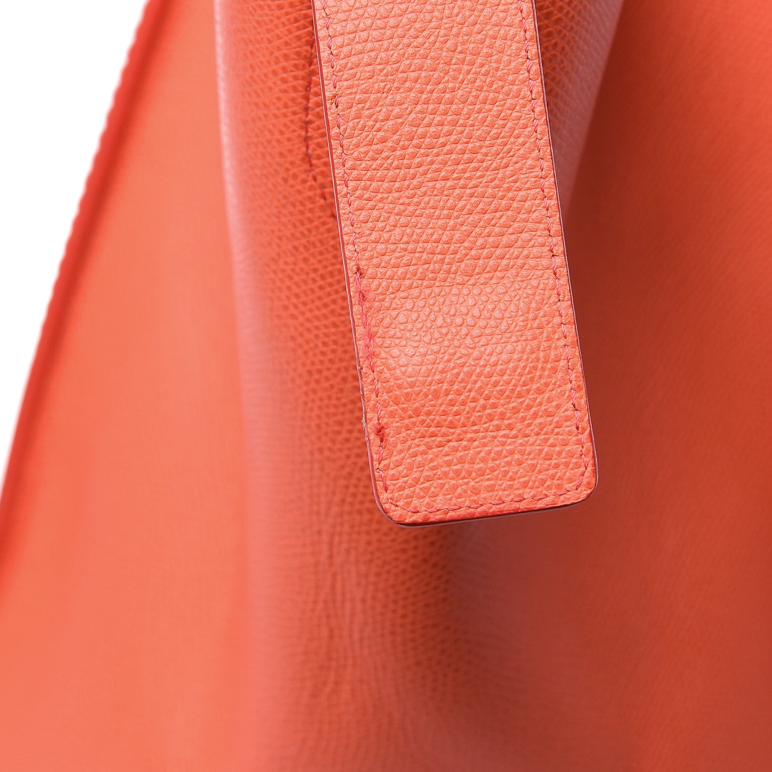 Celine Grained Calfskin Medium Phantom Luggage Coral 12 of 17