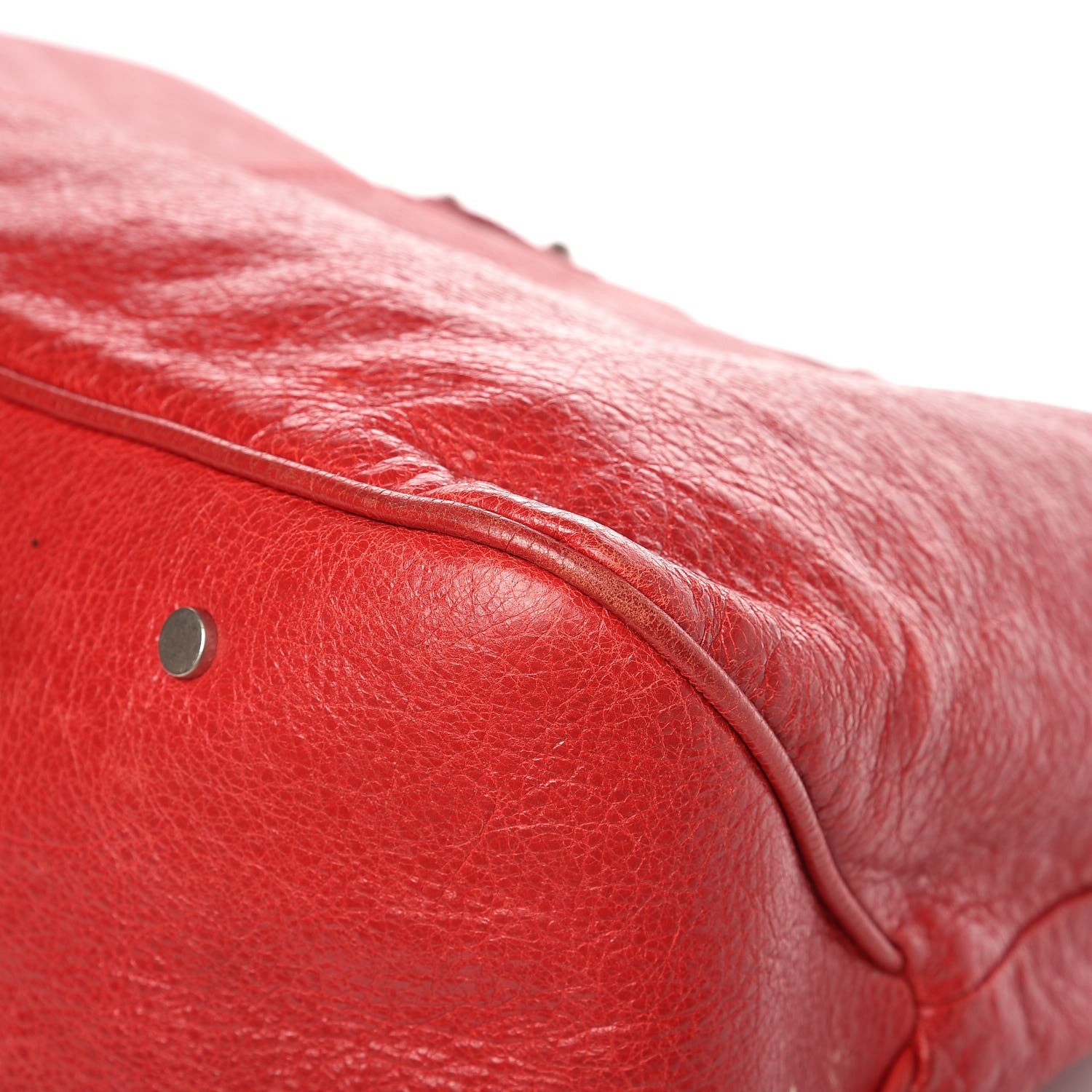Balenciaga Agneau Classic Hardware Mens Oversize Top Handle Bag Flame 13 of 17