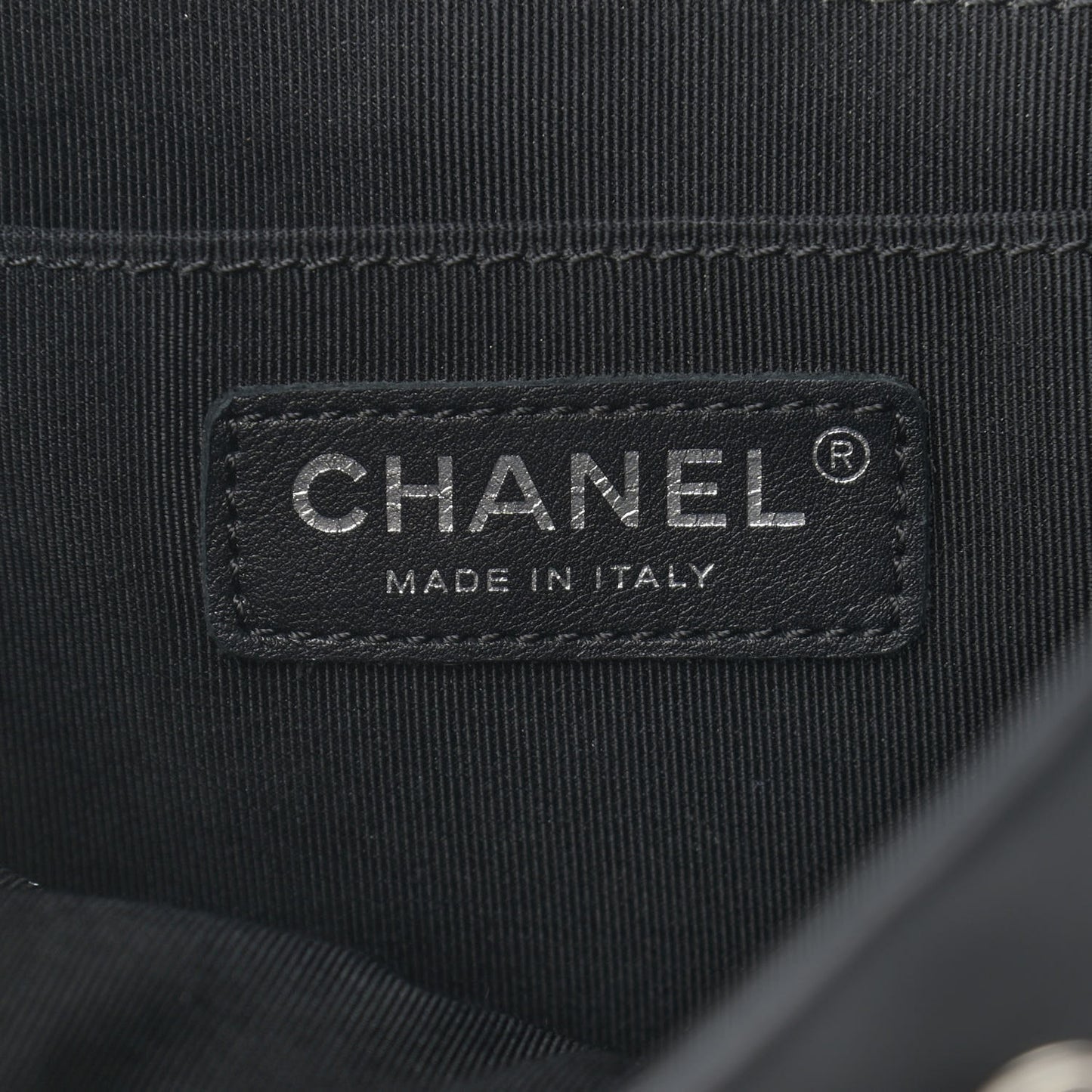 Calfskin Chevron Quilted Large Urban Spirit Backpack Black