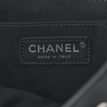 Chanel Calfskin Chevron Quilted Large Urban Spirit Backpack Black 8 of 13