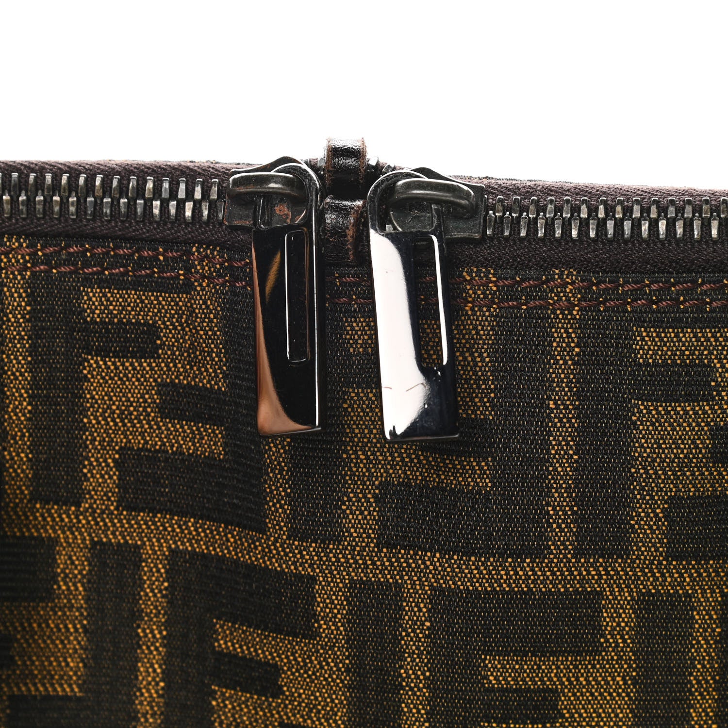 Fendi Zucca Zip Tote Tobacco 10 of 12