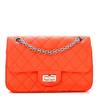 Chanel Goatskin Quilted 2.55 Reissue Mini Flap Orange 1 of 11
