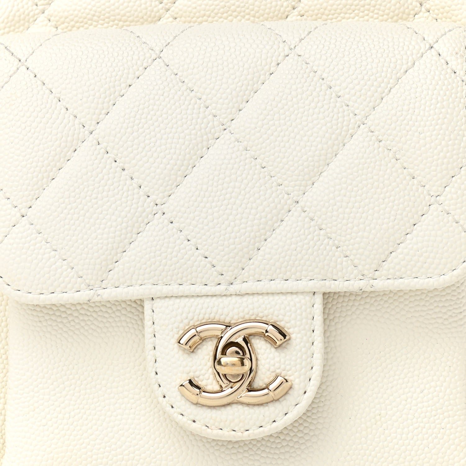 Chanel Caviar Quilted Small CC Day Backpack White 8 of 11