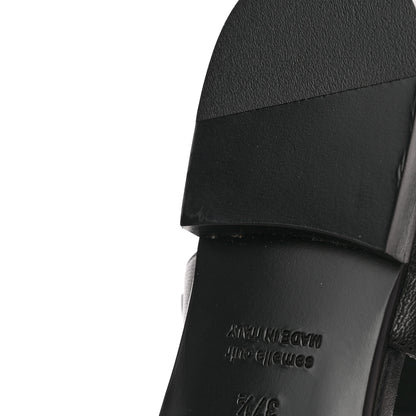 Hermes Calfskin Cristal Sandals 37.5 Black 10 of 17