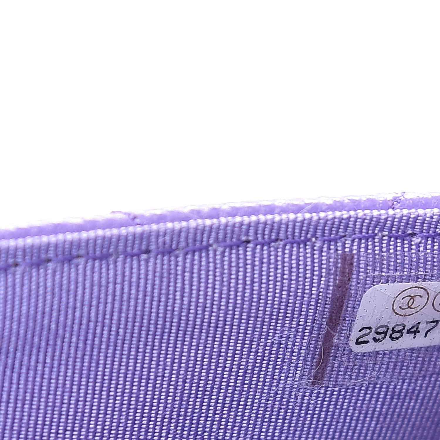 Chanel Caviar Quilted Wallet On Chain WOC Purple 7 of 10