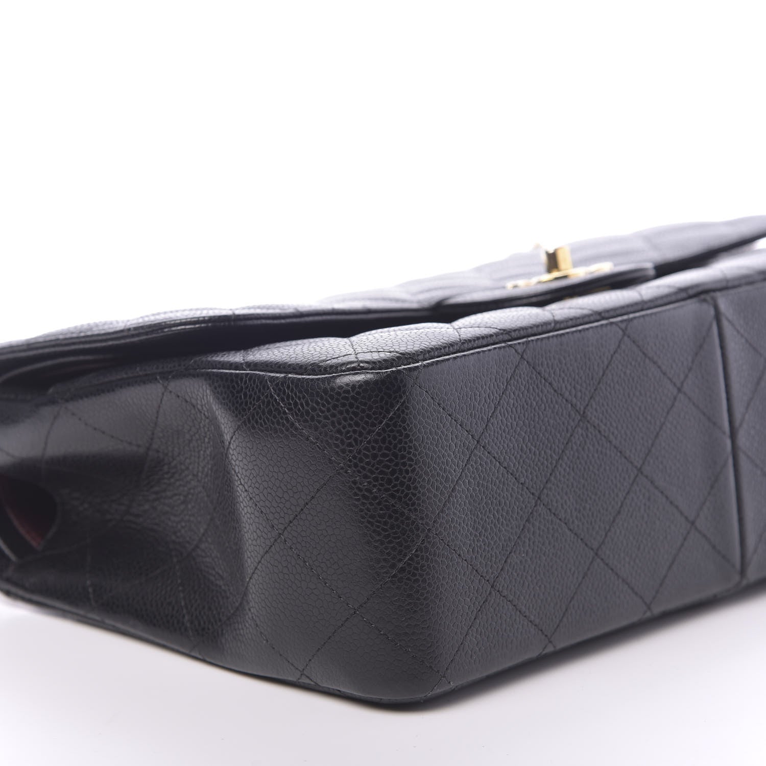 Chanel Caviar Quilted Jumbo Double Flap Black 8 of 10