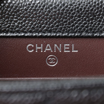 Chanel Caviar Quilted Classic Phone Holder Black 7 of 12