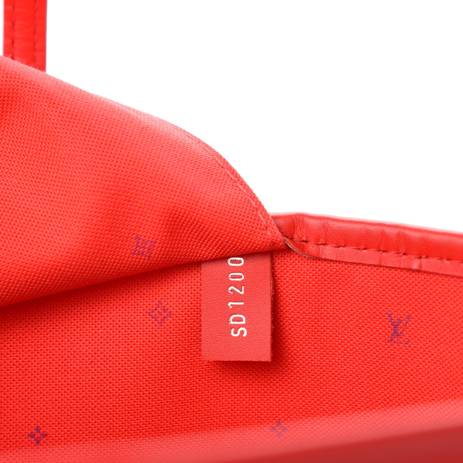 Louis Vuitton Monogram Escale Neverfull MM Rouge 10 of 11