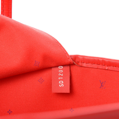 Louis Vuitton Monogram Escale Neverfull MM Rouge 10 of 11