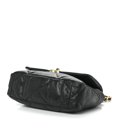 Chanel Goatskin Quilted Medium Chanel 19 Flap Black 9 of 11