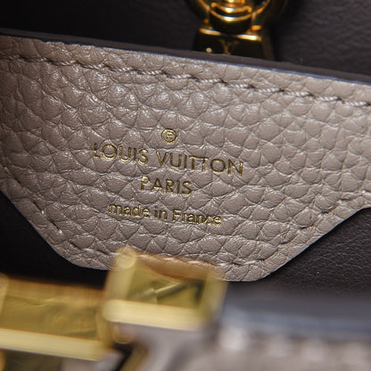 Louis Vuitton Taurillon Ayers Capucines BB Galet 6 of 9