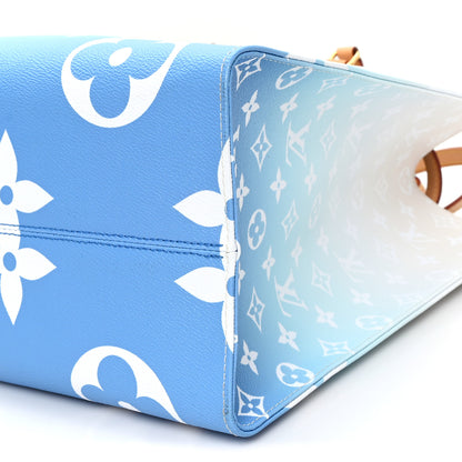 Louis Vuitton Monogram Giant By The Pool Onthego GM Blue 9 of 9