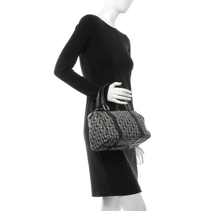 Christian Dior Monogram Boston Black 2 of 7