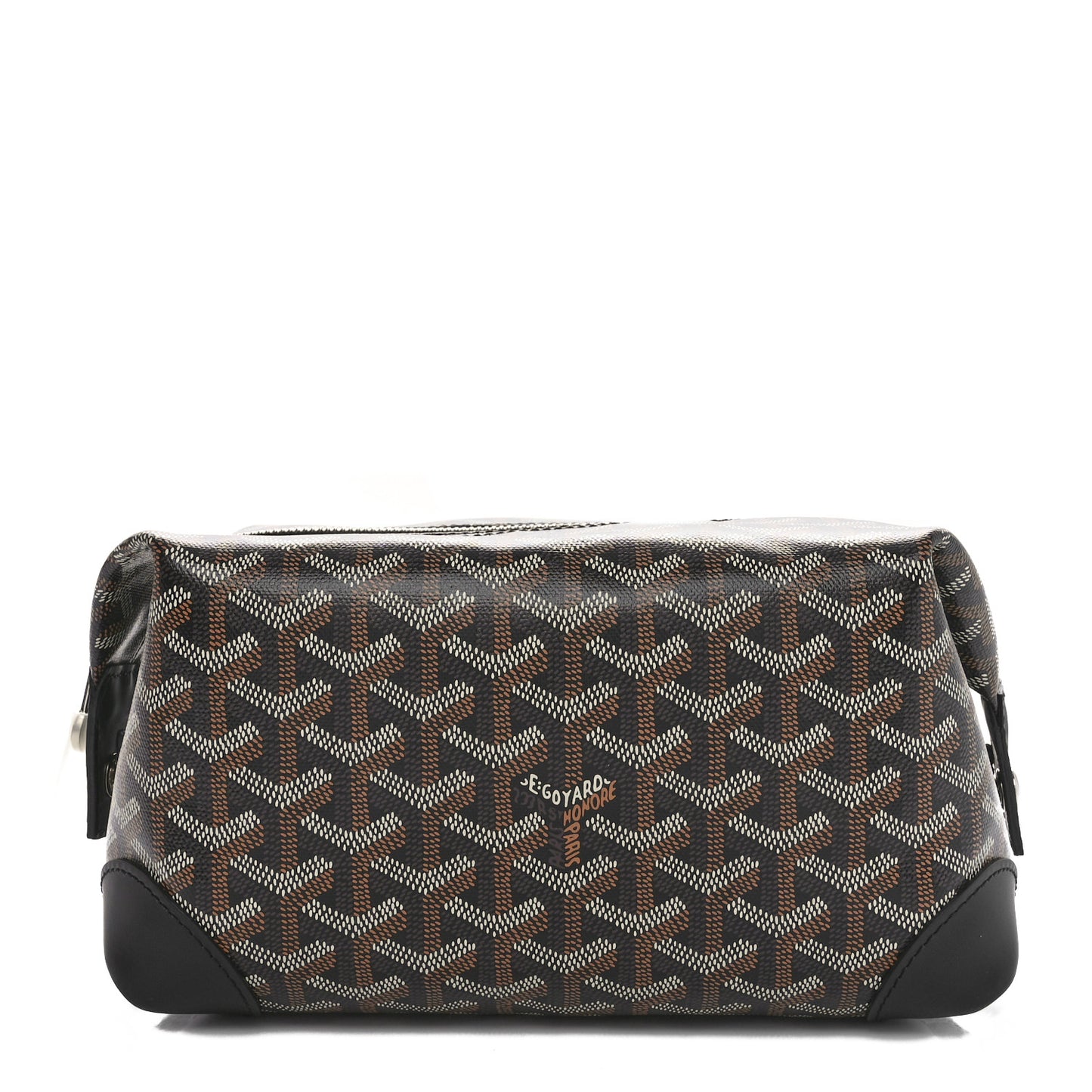 Goyardine Boeing 25 Trousse de Toilette Black