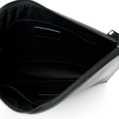 Saint Laurent Grain De Poudre Zipped Tablet Holder Black 5 of 8
