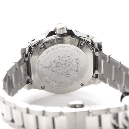 Gucci Stainless Steel 32mm Dive Quartz Watch White 5 of 6