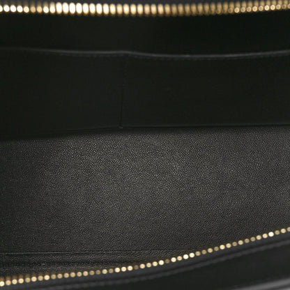 Celine Snakeskin Calfskin Medium Trapeze Red Black 6 of 10