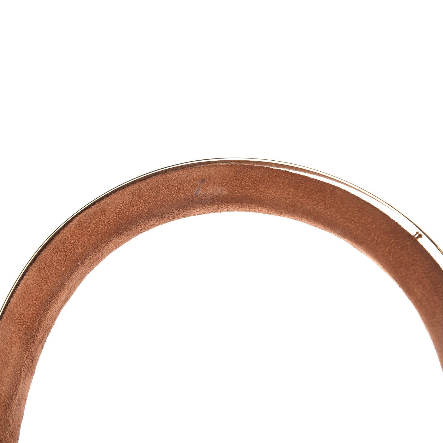 Suede Frame Bag Tan