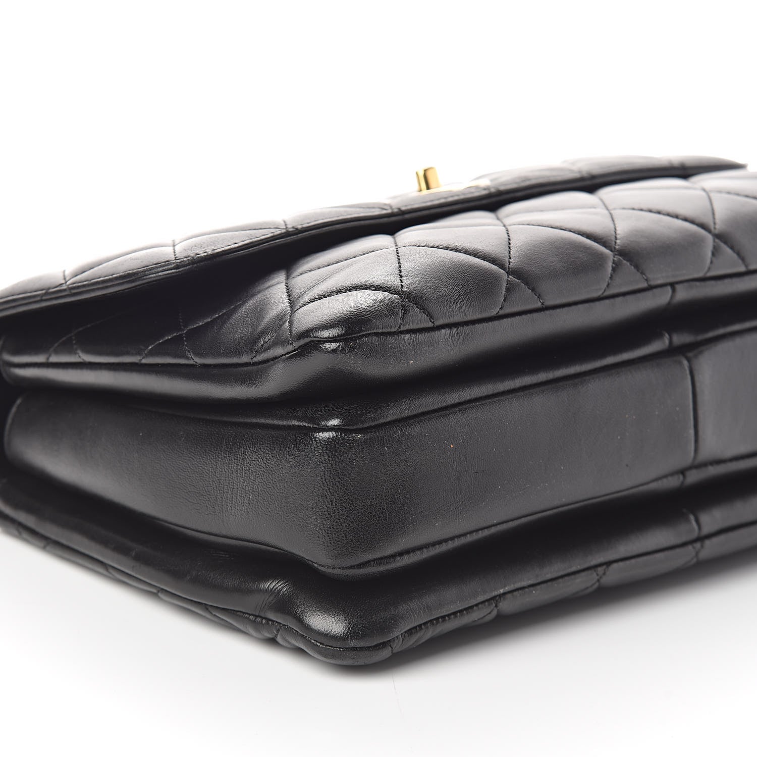 Chanel Lambskin Quilted Medium Trendy CC Flap Dual Handle Bag Black 9 of 10