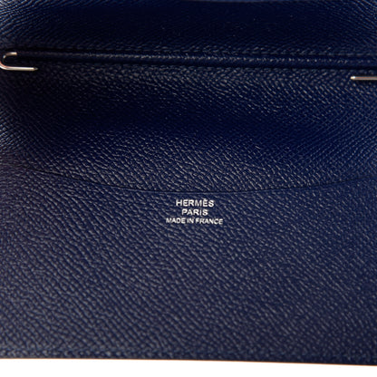 Hermes Epsom Casaque Couverture Agenda Cover GM Bleu Saphir Rose 6 of 7