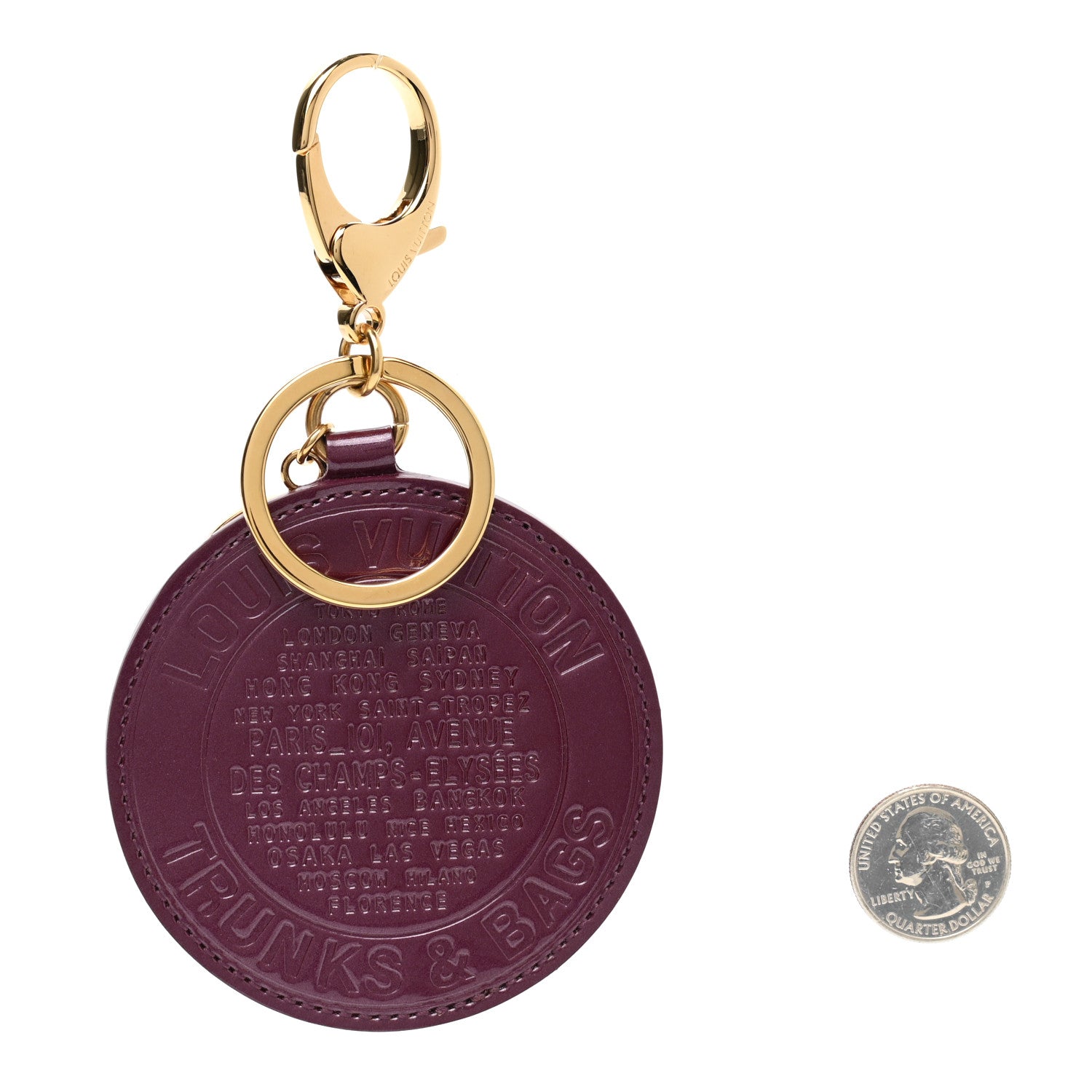 Louis Vuitton Vernis Trunks and Bags Bag Charm Violet 2 of 3