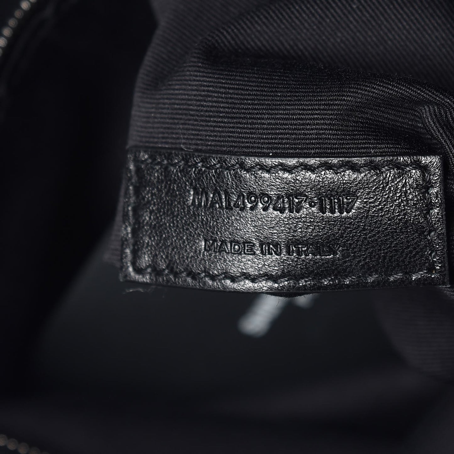 Lambskin Patchwork Jamie Drawstring Bag Black