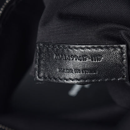 Saint Laurent Lambskin Patchwork Jamie Drawstring Bag Black 7 of 7