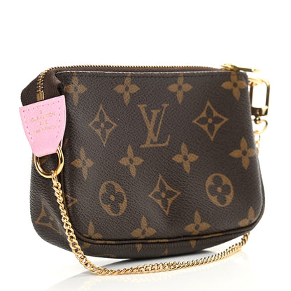 Louis Vuitton Monogram 2021 Christmas Animation Japanese Garden Mini Pochette Accessories Wisteria Pink 3 of 8