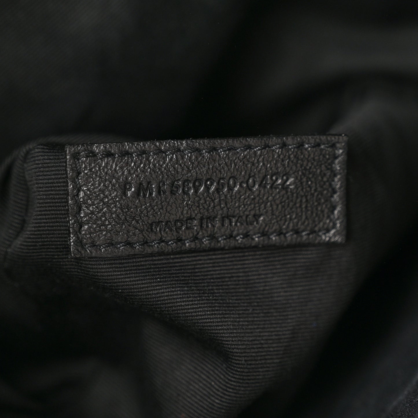 Crinkled Calfskin Matelasse Monogram Large Niki Shopper Tote Black