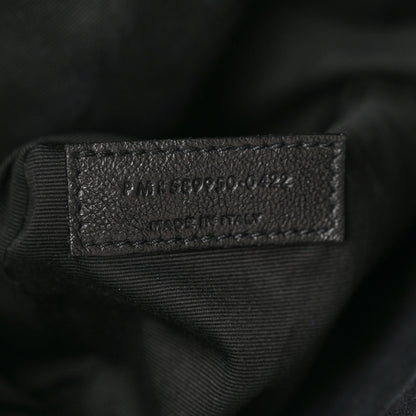 Saint Laurent Crinkled Calfskin Matelasse Monogram Large Niki Shopper Tote Black 7 of 17