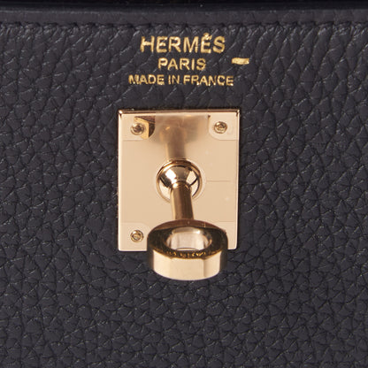 Hermes Togo Lizard Kelly Retourne Touch 25 Black 23 of 34