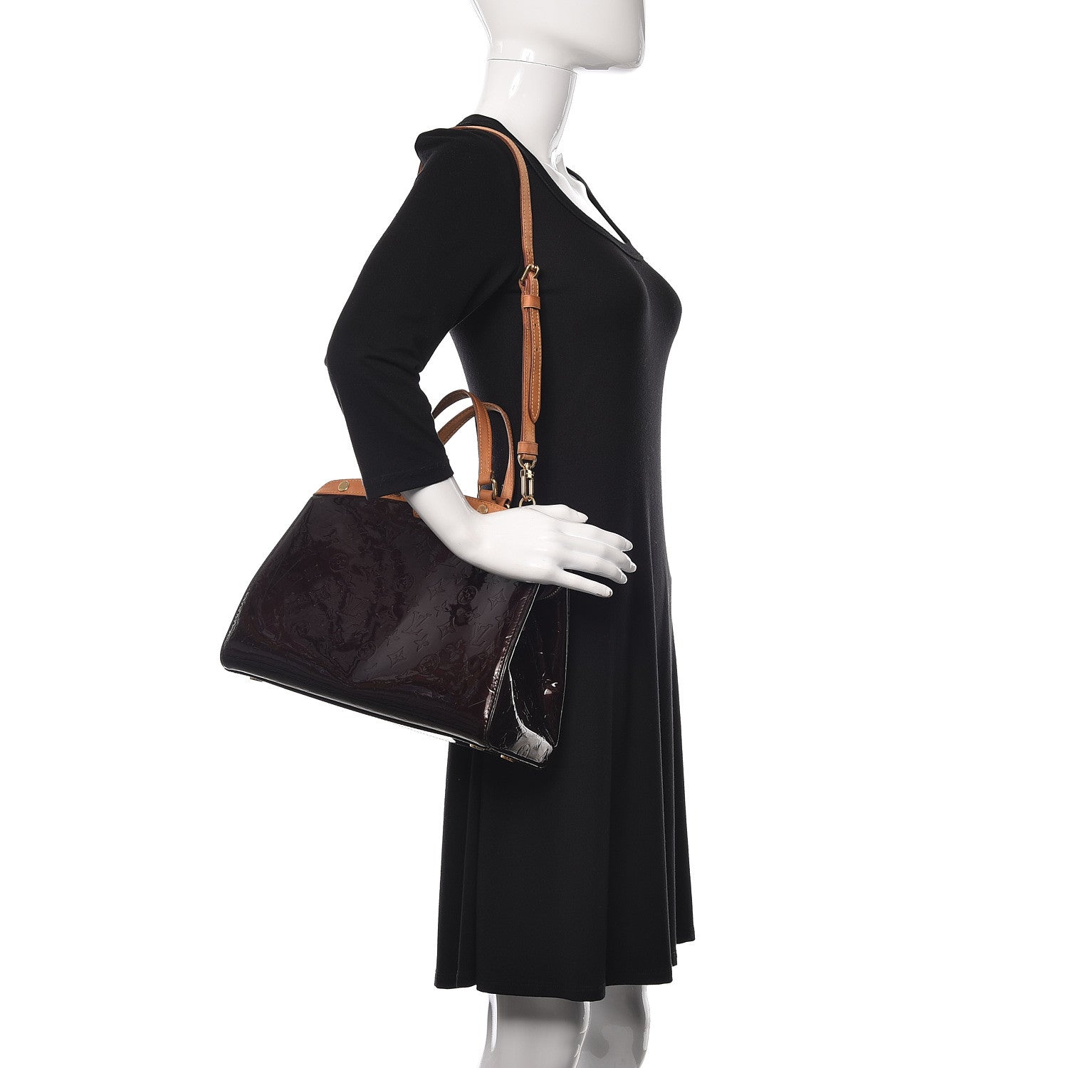 Louis Vuitton Vernis Brea MM Amarante 2 of 13